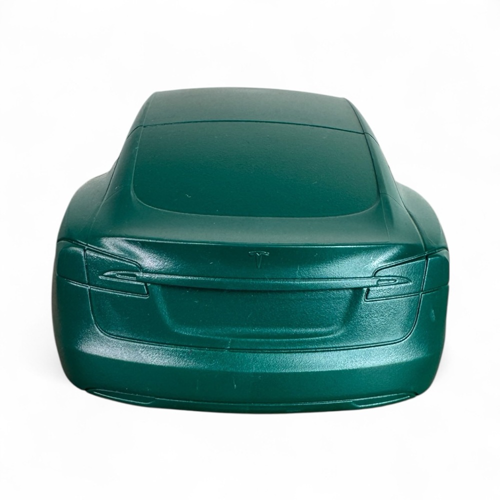 Tesla Model S Plastic Injection Mold Model Car Green - Picture 8 of 11